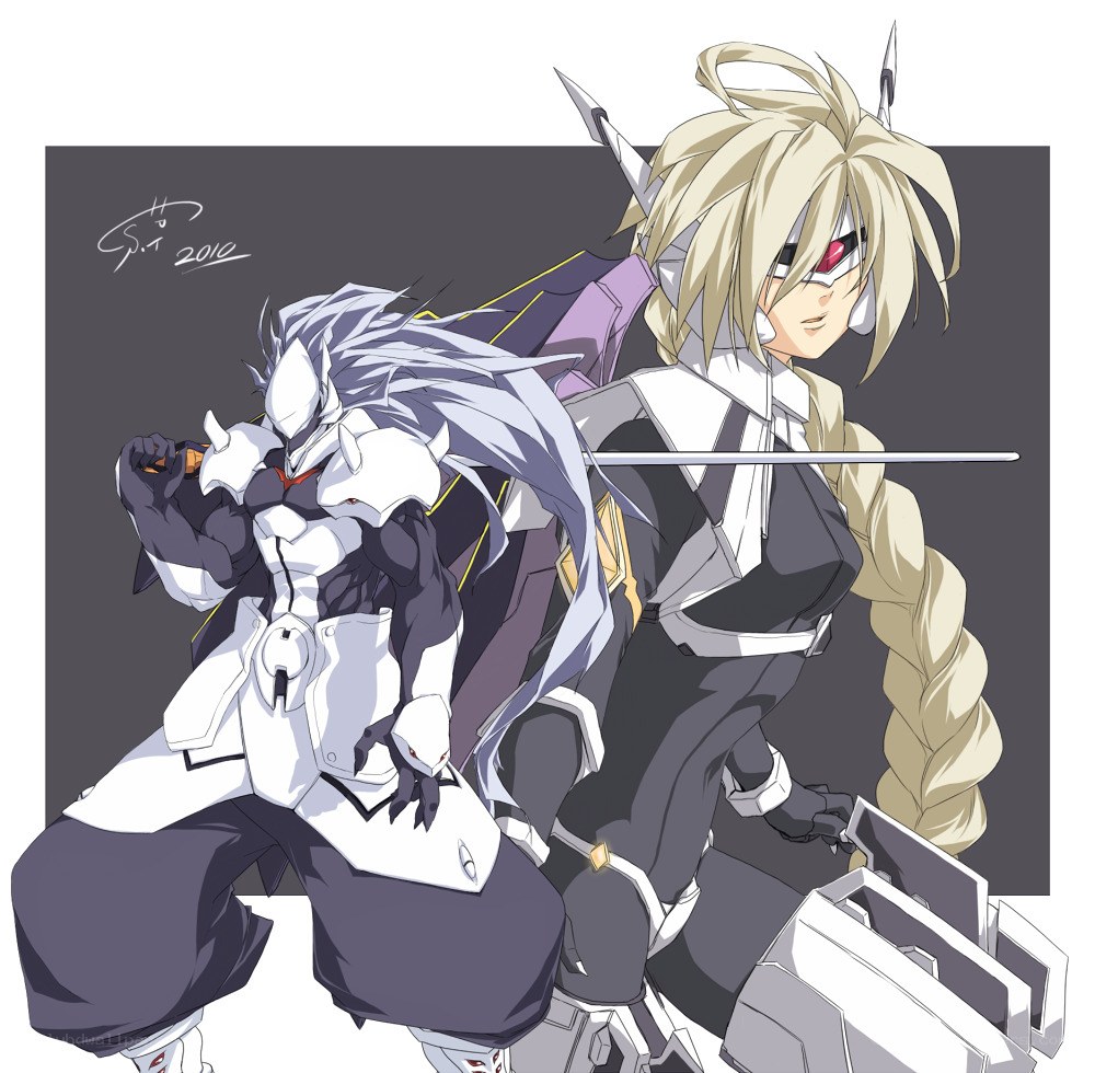 Anime characters in combat gear