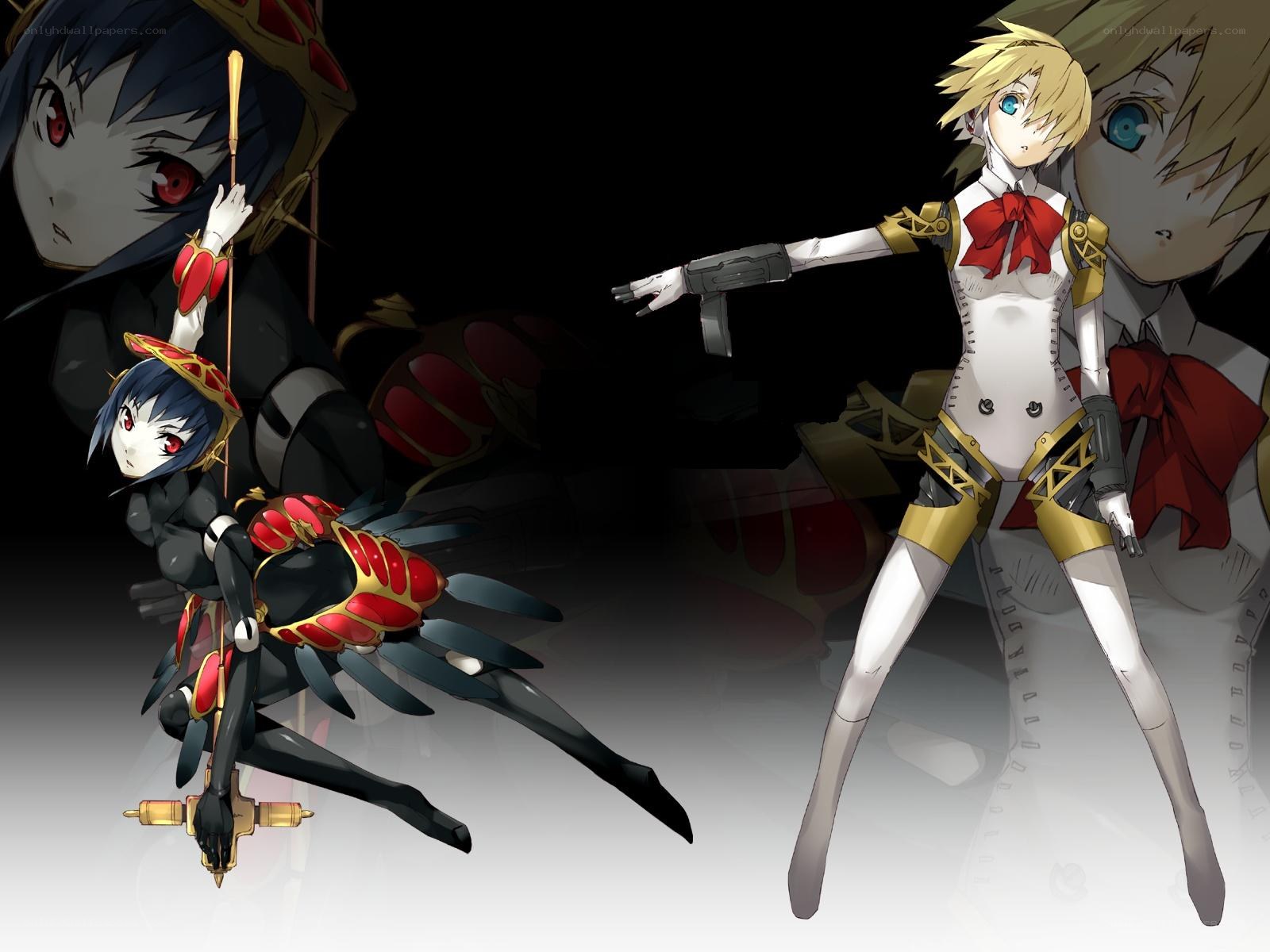 Anime characters in combat gear