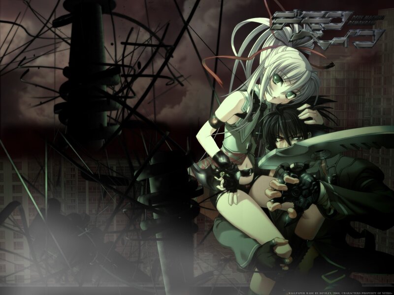 Anime Characters in Combat — Gray, Dramatic