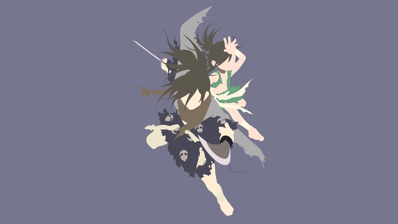 Anime Characters in Combat — Gray