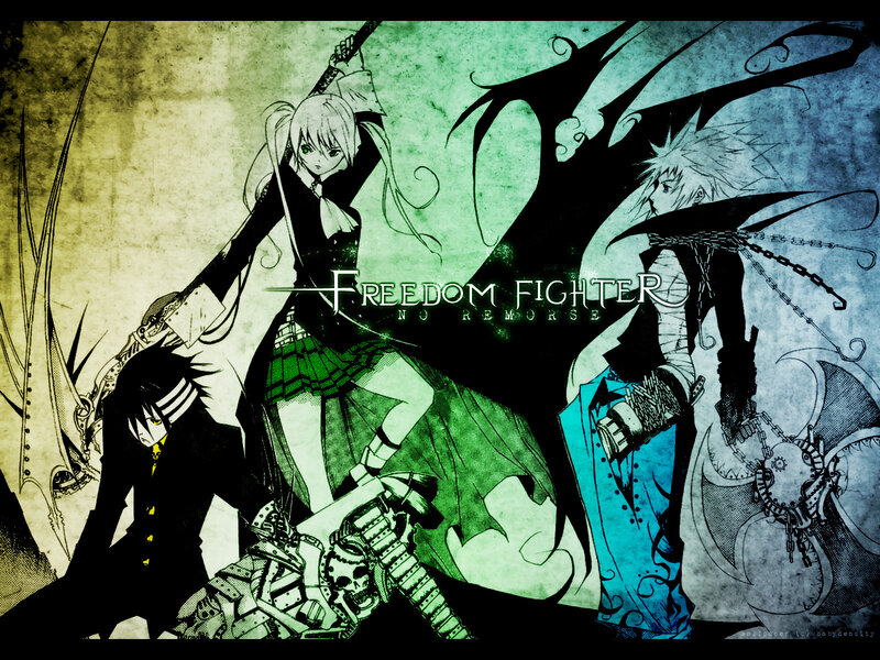 Anime Characters in Combat — Green