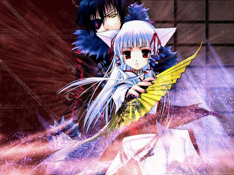 Anime Characters in Combat — Purple