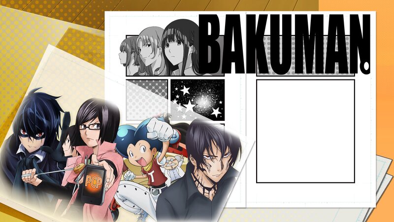 Anime Characters in Comic Panels — Black