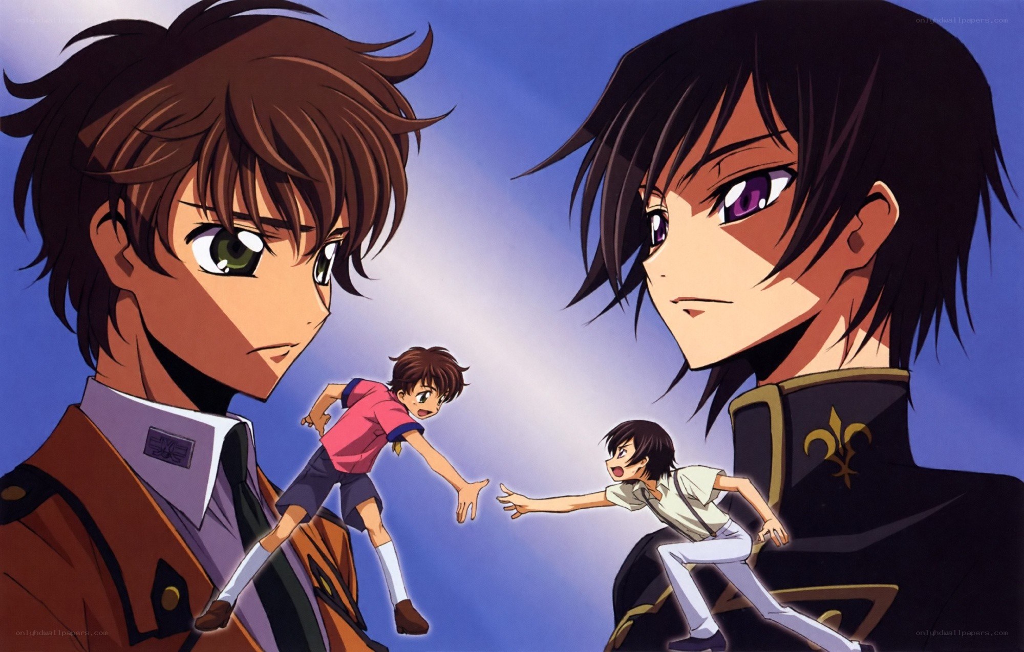 Anime characters in conflict