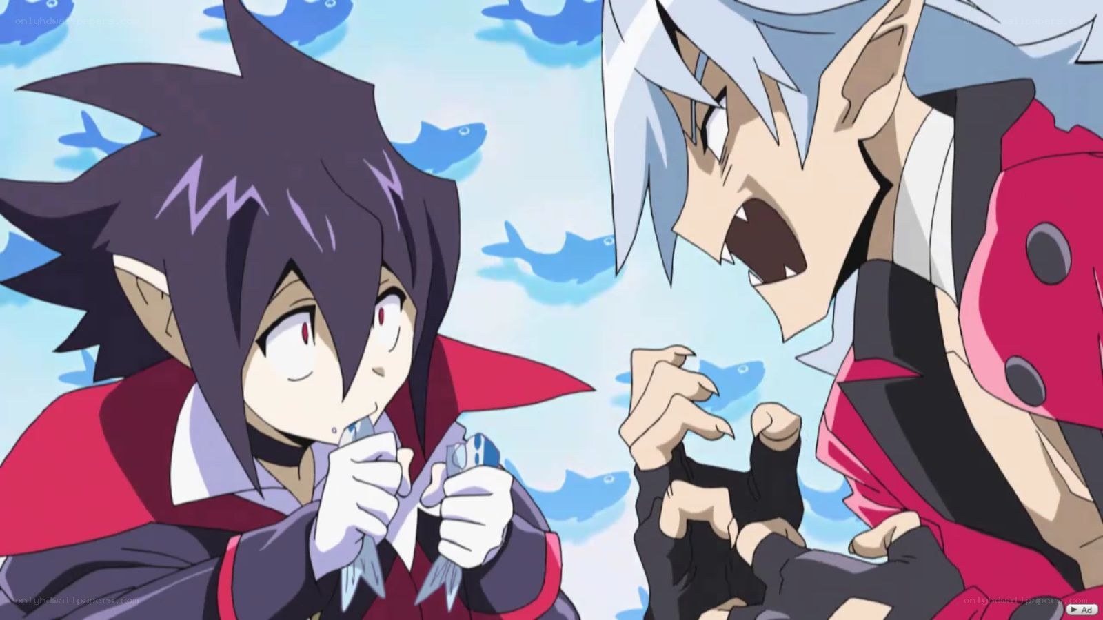 anime characters in conflict
