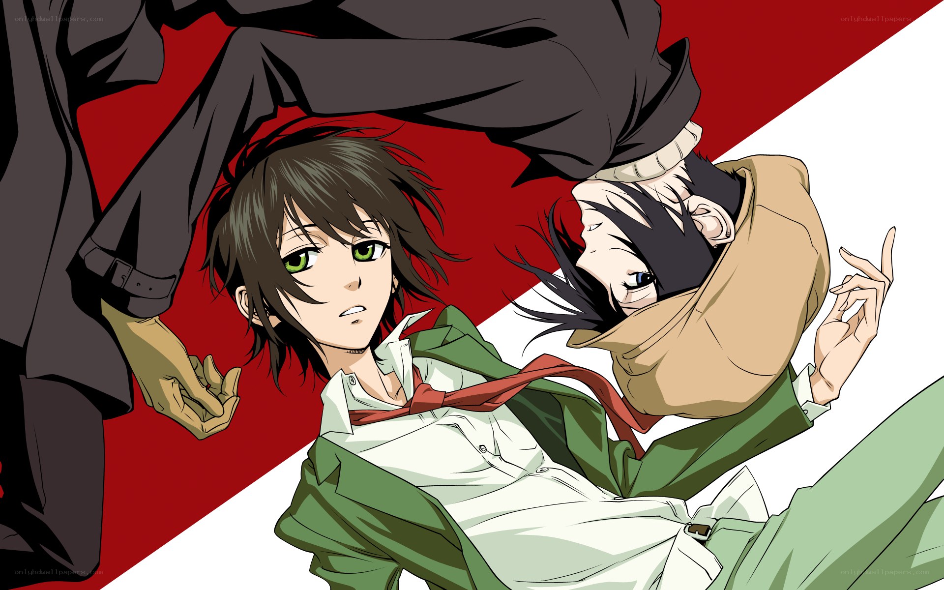 Anime characters in conflict