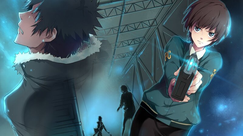Anime Characters in Conflict — Blue, Dramatic