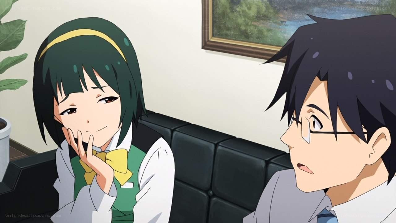 anime characters in conversation