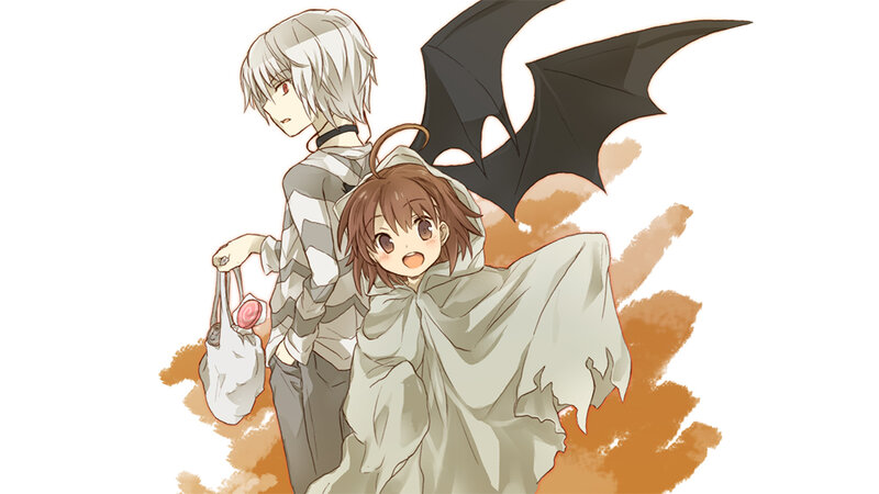 Anime characters in costumes