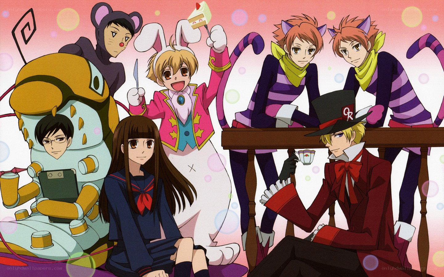 anime characters in costumes