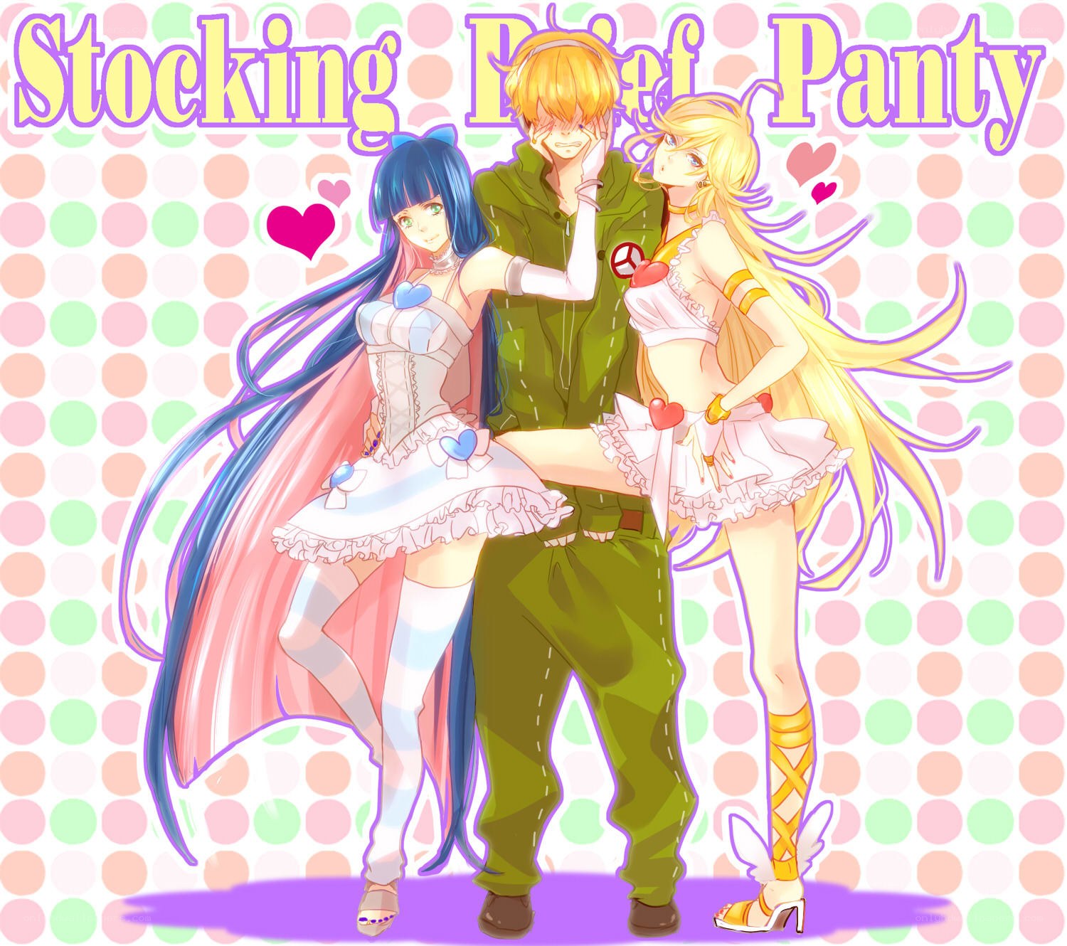 Anime characters in costumes