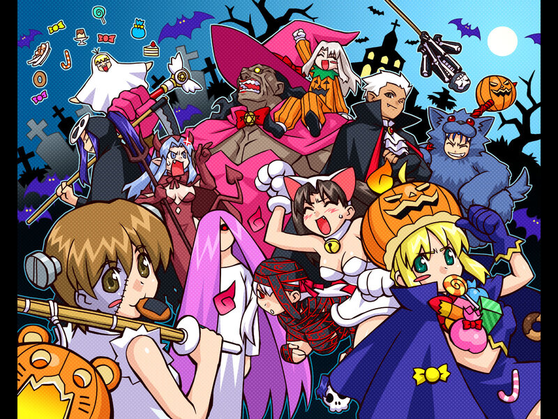 Anime Characters in Costumes — Blue