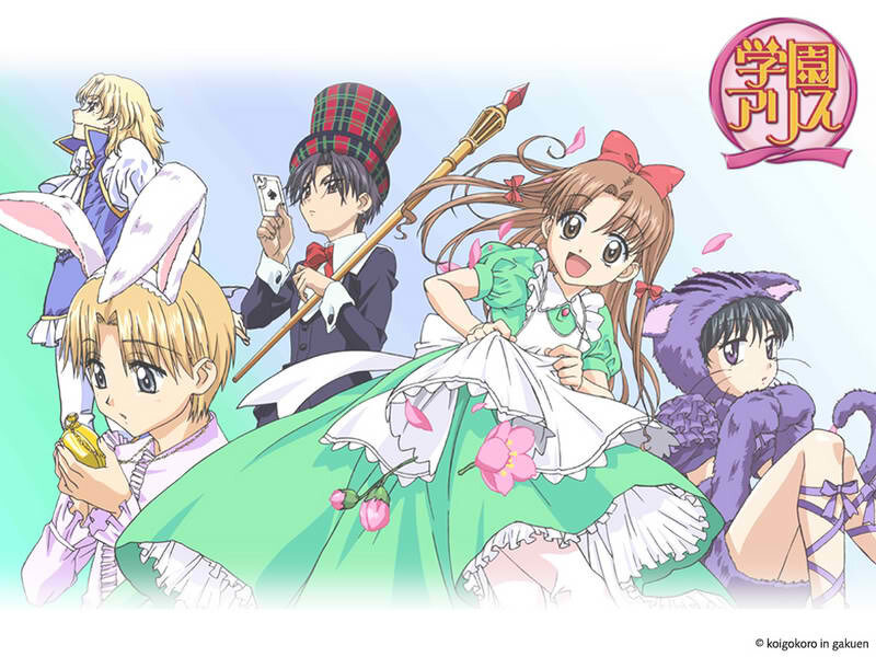 Anime Characters in Costumes — Green, Playful, Magic Wand