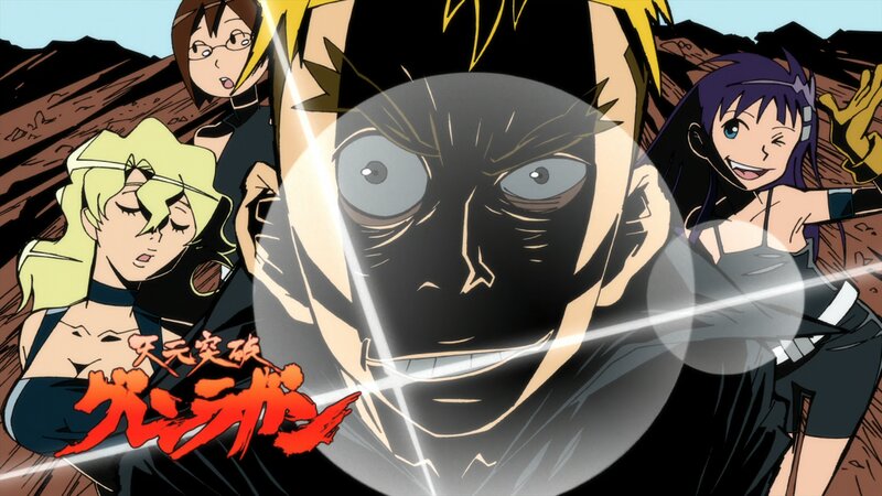 Anime Characters in Desert — Black, Dramatic