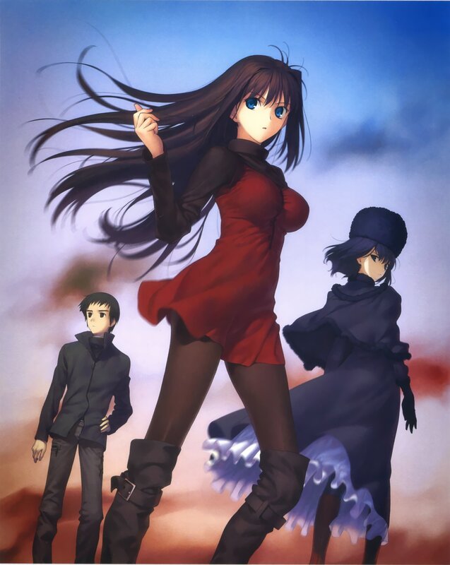 Anime Characters in Desert — Blue