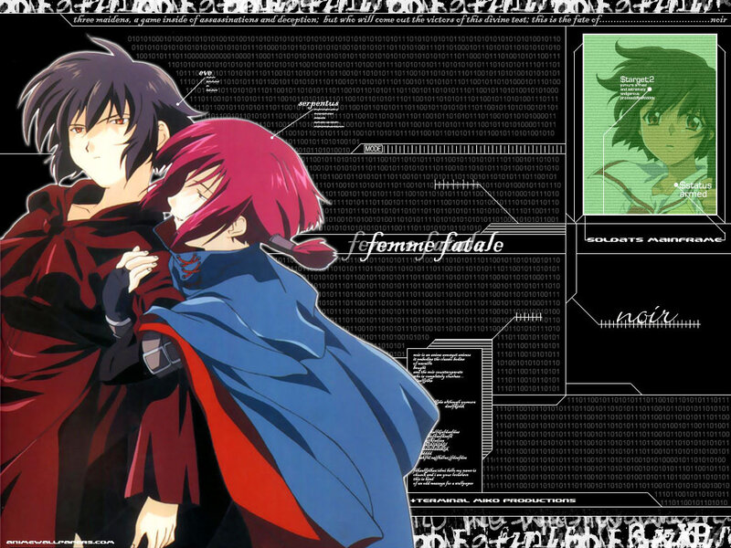 anime characters in digital interface