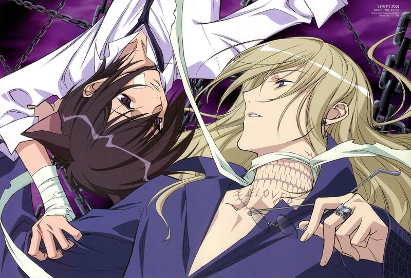 Anime characters in distress