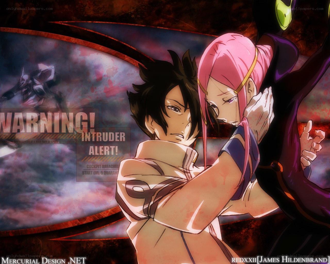 Anime characters in distress