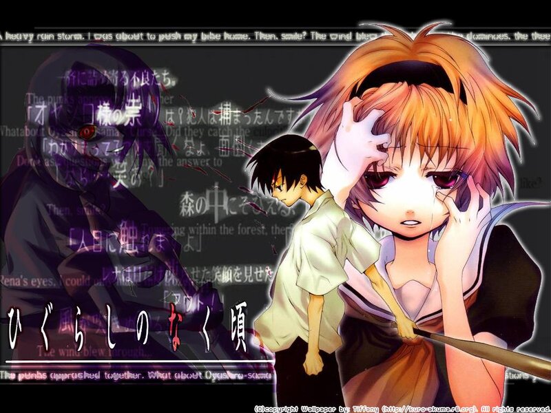 Anime Characters in Distress — Black, Dramatic
