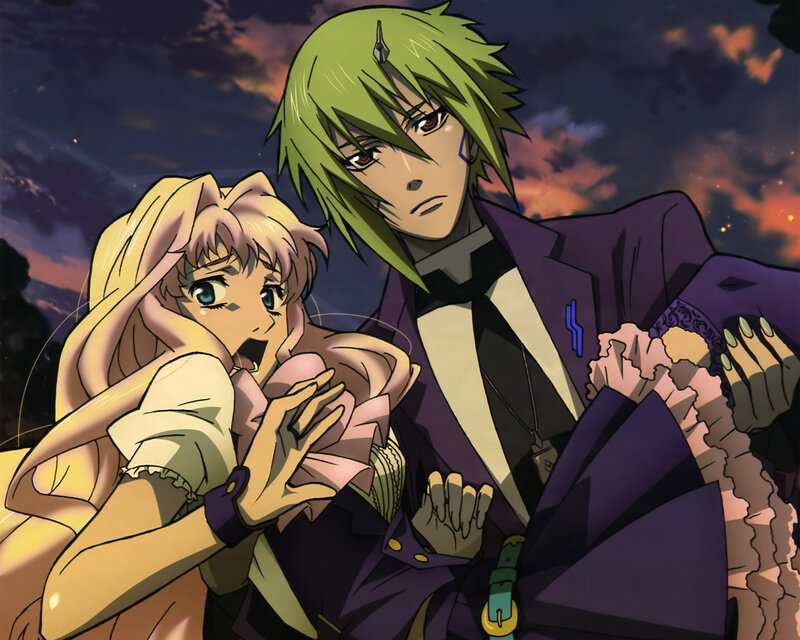 Anime Characters in Distress — Purple