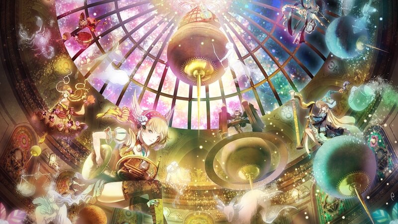 Anime Characters in Dome