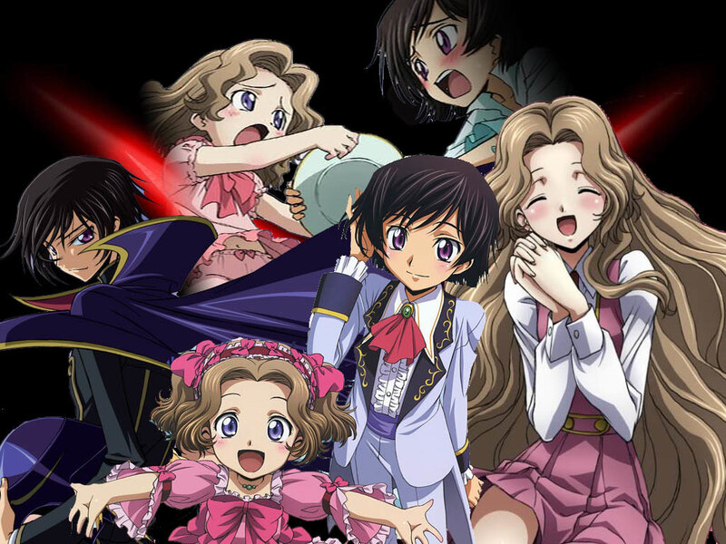 anime characters in dramatic scene