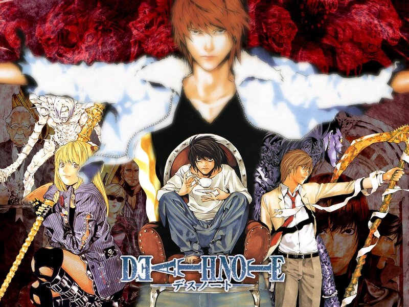 Anime Characters in Dramatic Scene — Red
