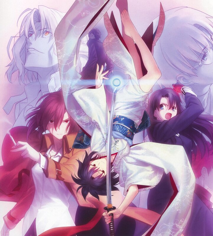 Anime characters in dynamic action