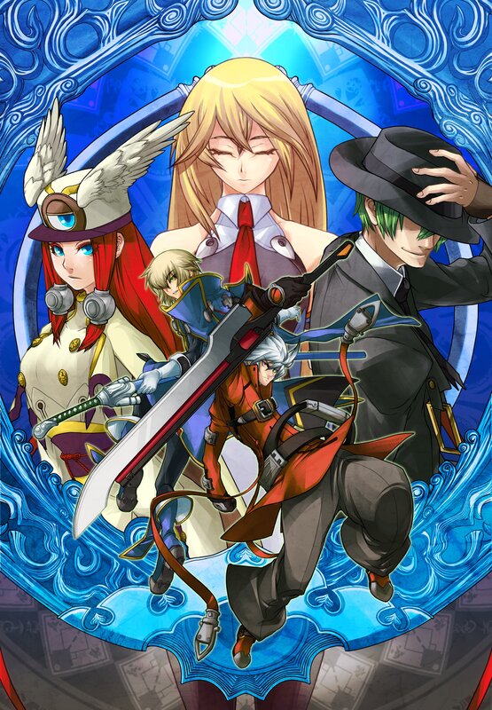 anime characters in dynamic pose
