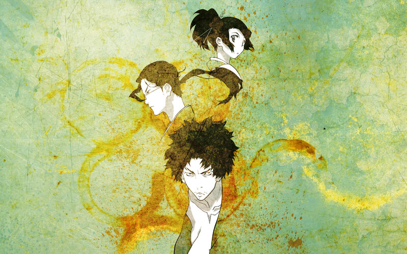anime characters in dynamic pose