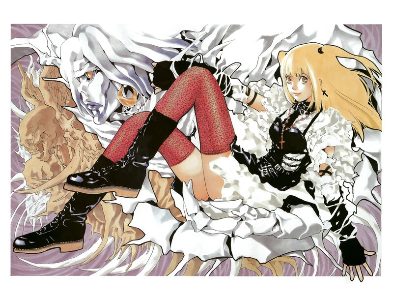 anime characters in dynamic pose