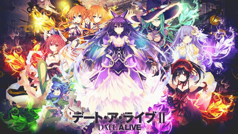 Anime Characters in Fantasy Attire — Purple