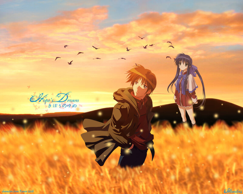 Anime Characters in Field — Orange