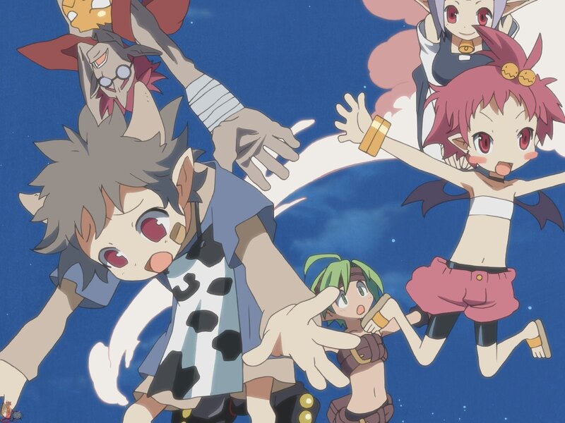 anime characters in flight