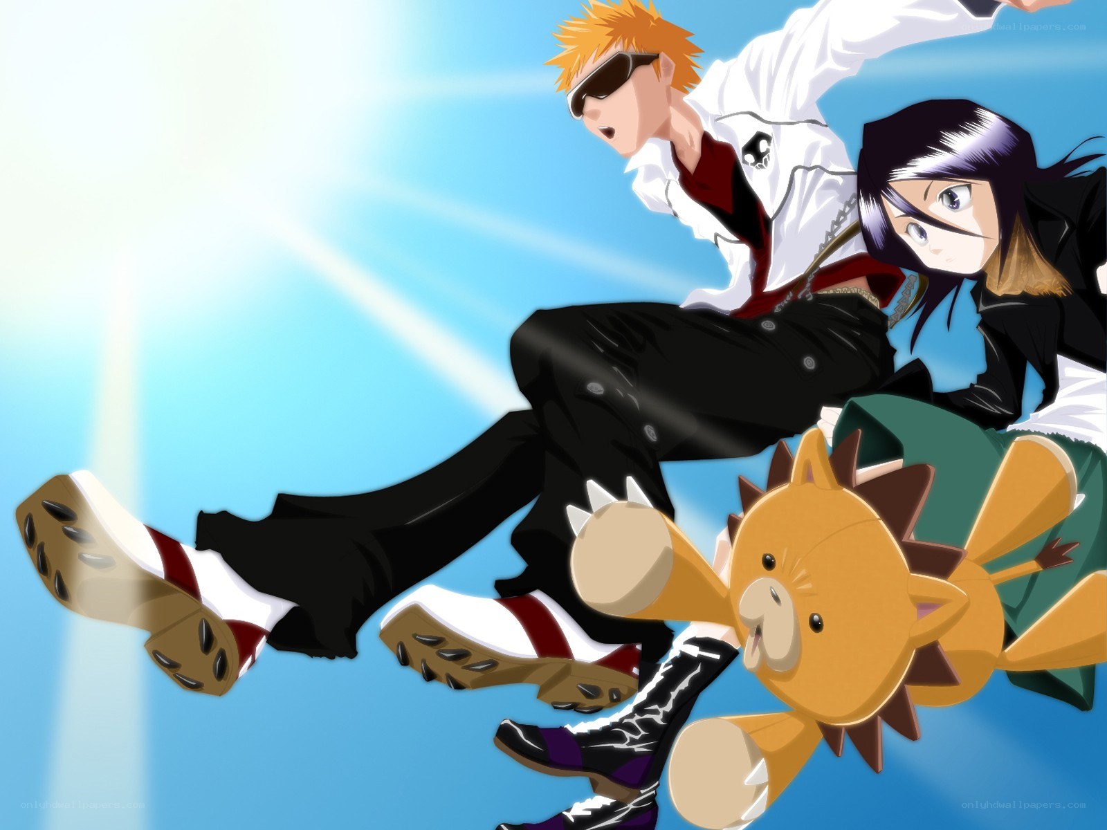 anime characters in flight