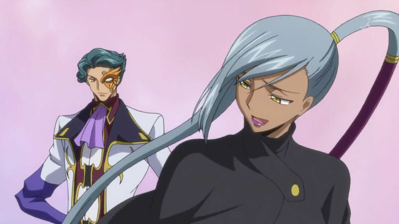 anime characters in formal attire
