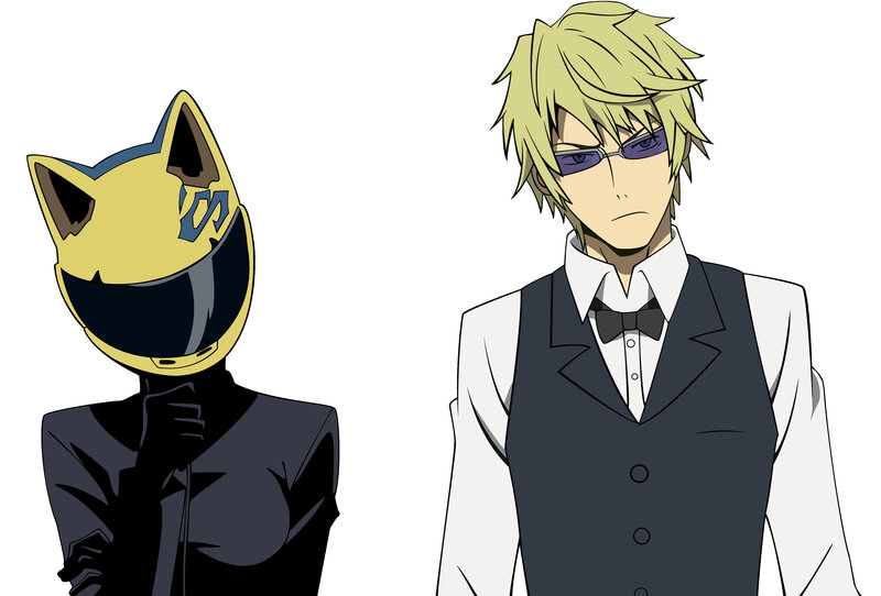 anime characters in formal wear