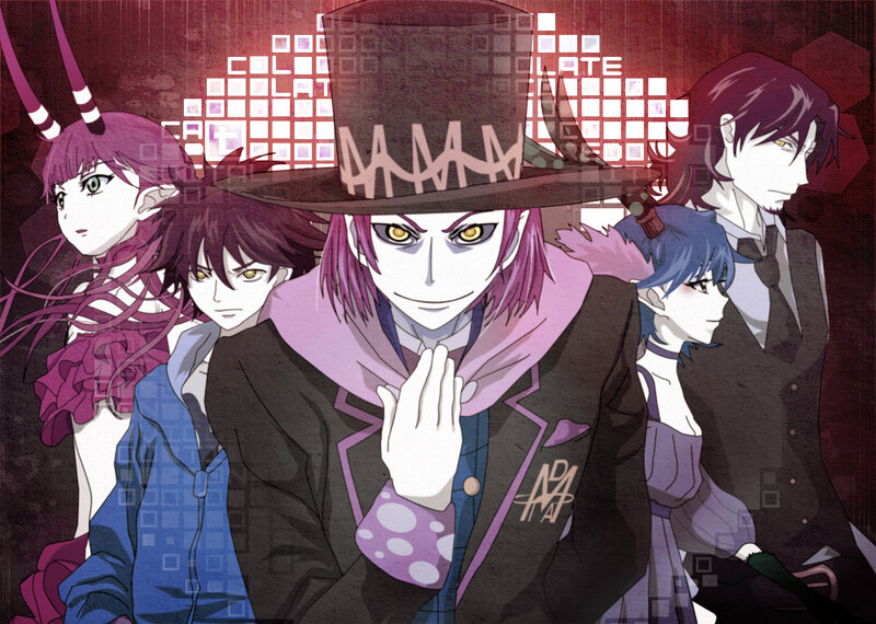 anime characters in formal wear