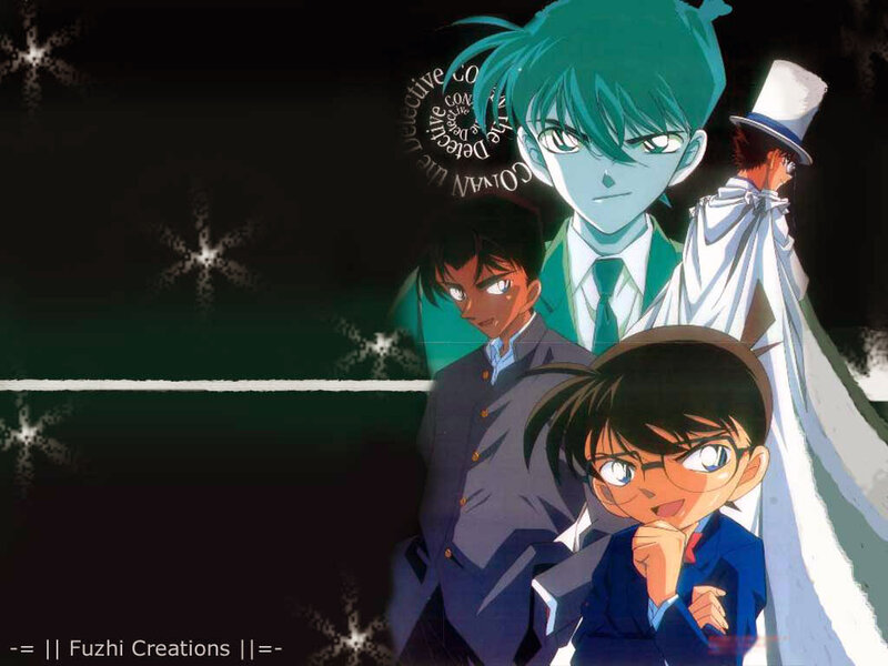 Anime Characters in Formal Wear — Black, Dramatic, Night