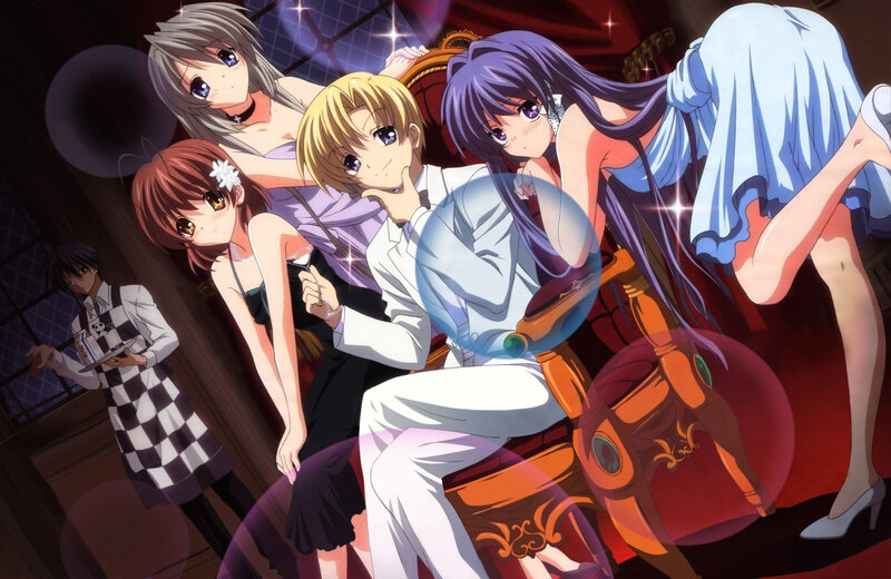 Anime Characters in Formal Wear — Purple