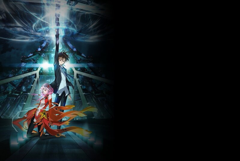 Anime Characters in Futuristic Setting — Black