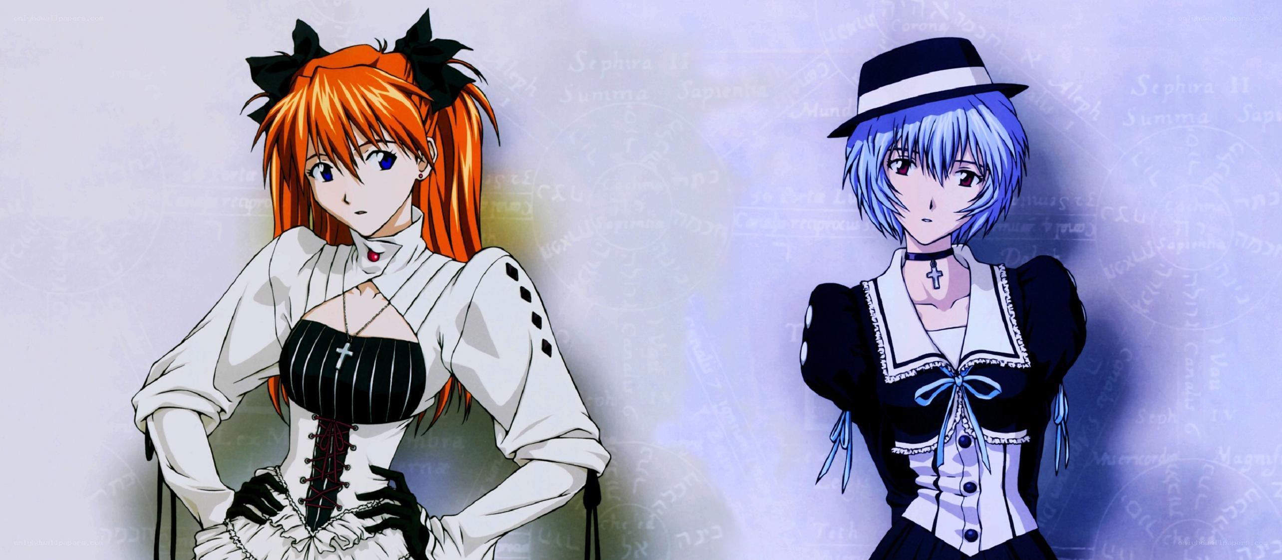 anime characters in gothic outfits