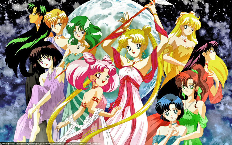 Anime Characters in Gowns
