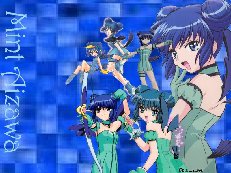 Anime Characters in Green Dresses