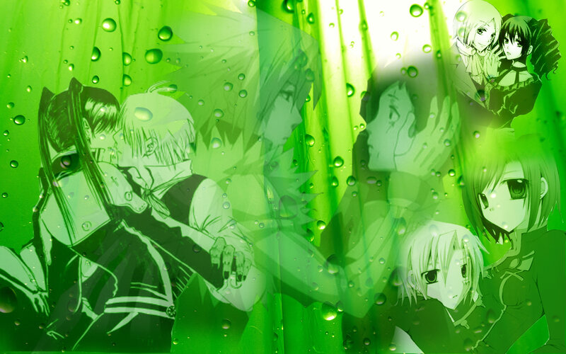 Anime Characters in Green
