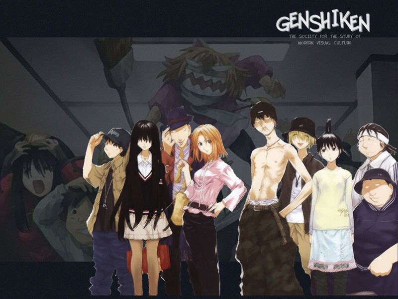 Anime Characters in Group — Black, Dramatic, Manga