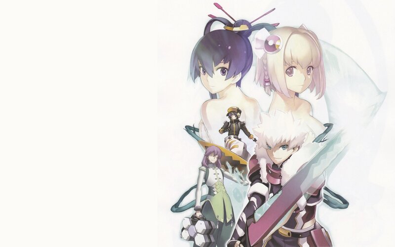 Anime Characters in Group — White, Dramatic