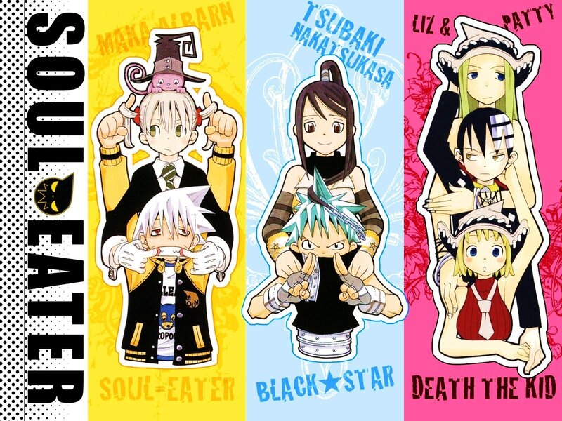 Anime Characters in Groups — Yellow