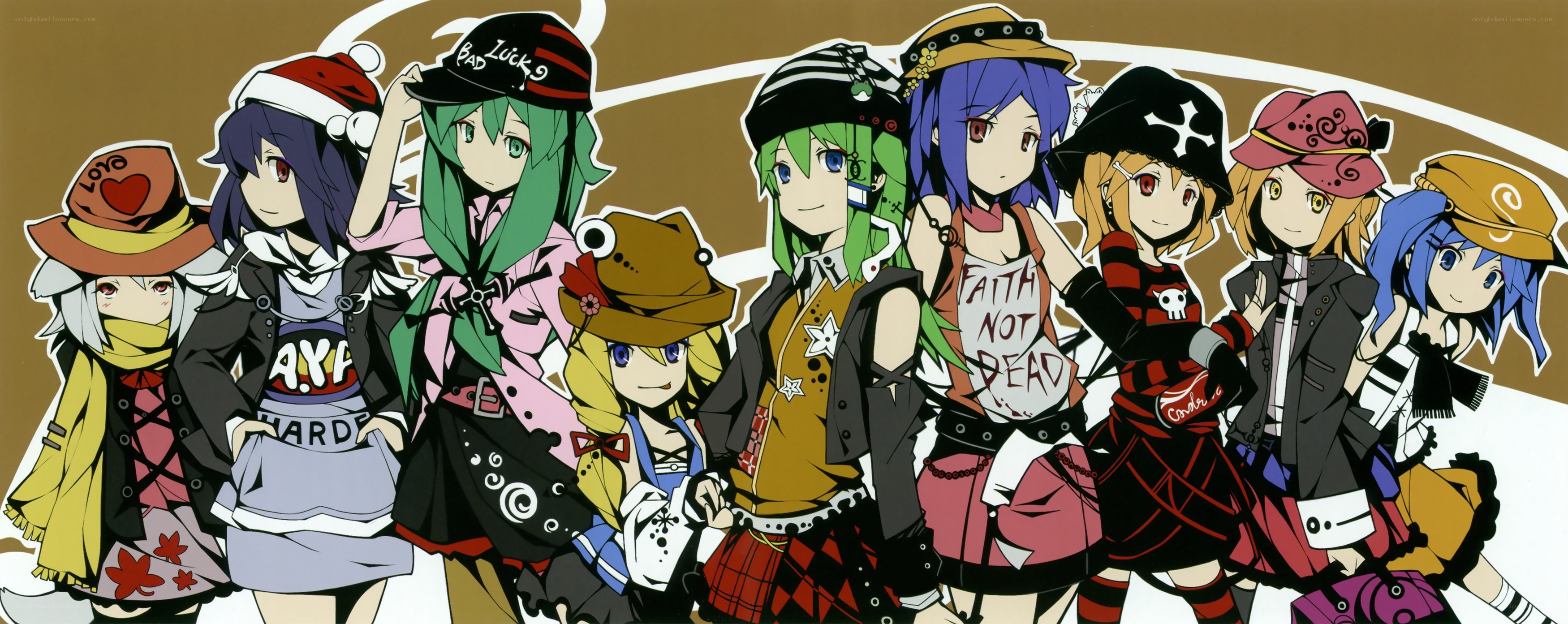 anime characters in hats