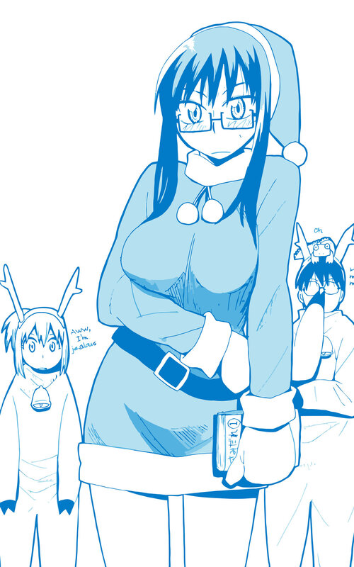 anime characters in holiday costumes